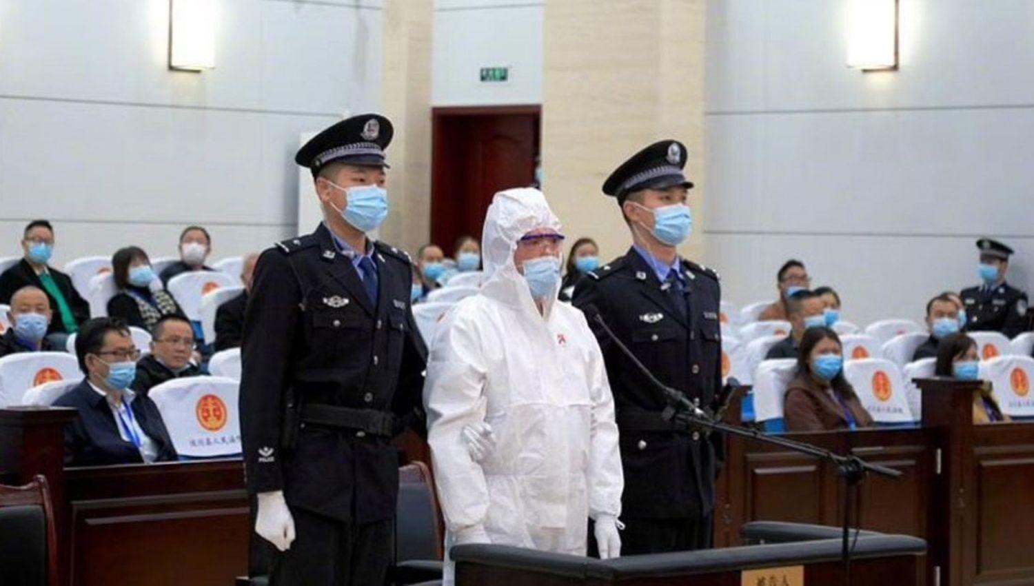 El asesino este jueves en el Tribunal Fue condenado a muerte (Televisión China)
