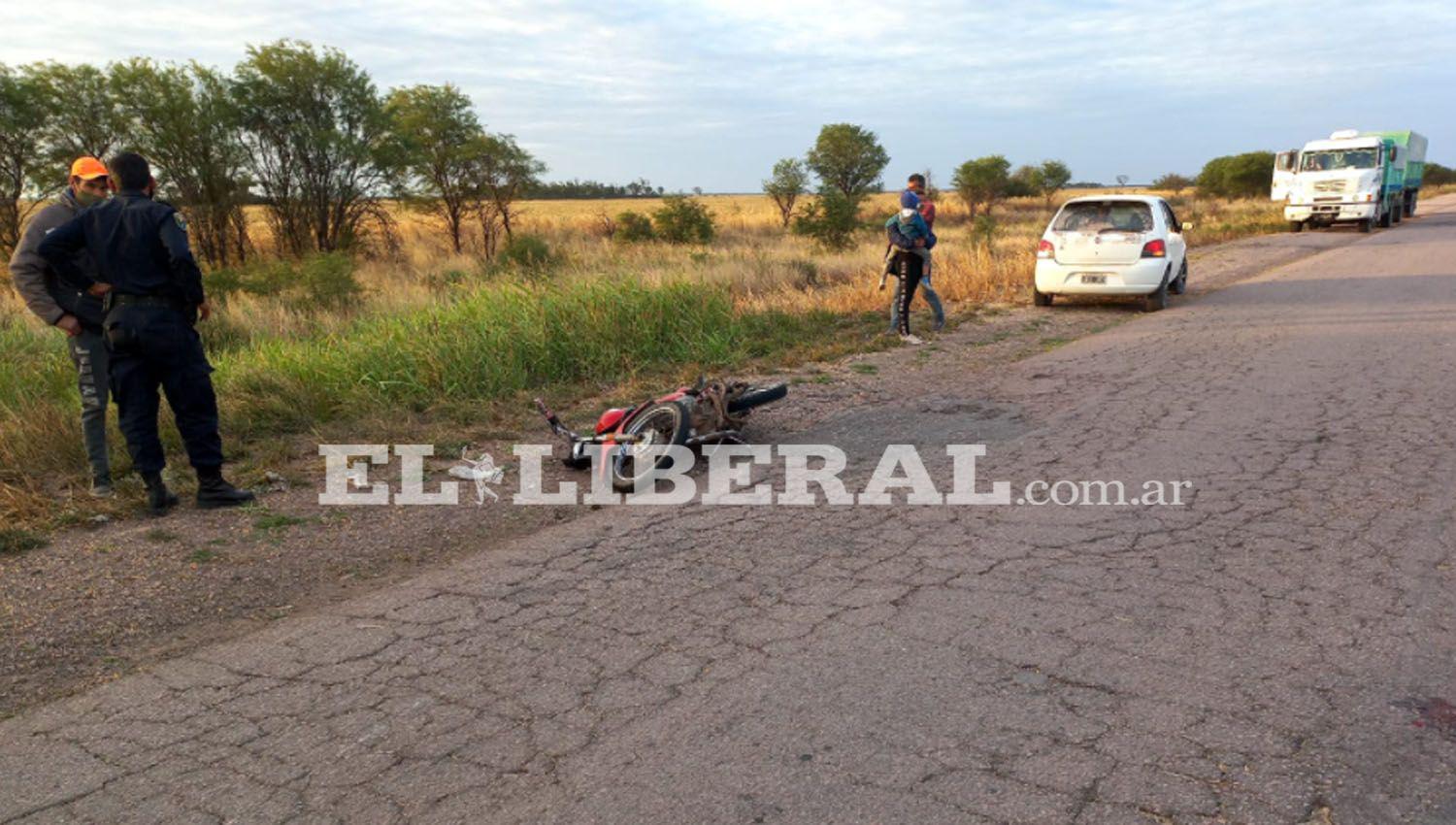 Motociclista perdioacute la vida cerca de Antildeatuya