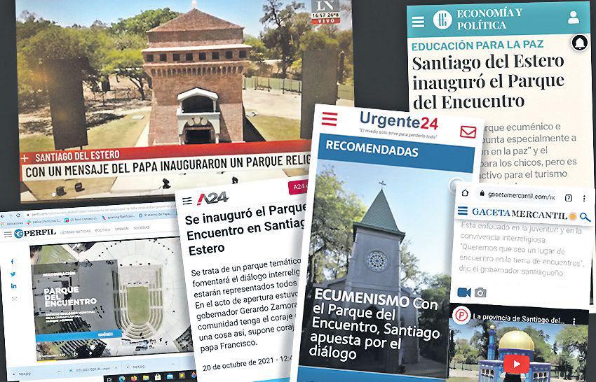 El Parque del Encuentro captoacute el intereacutes de los medios de todo el paiacutes