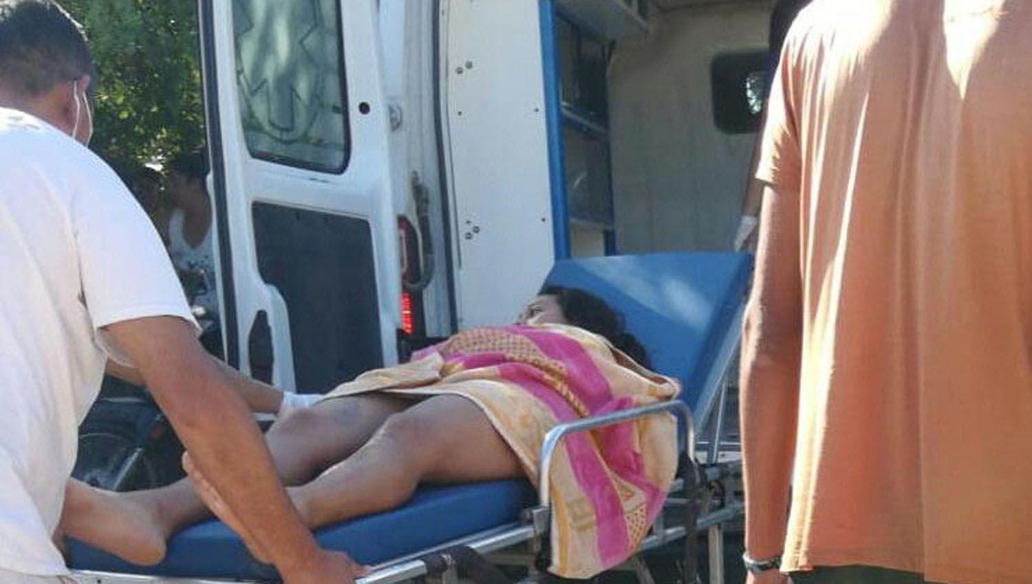 Maldonado fue trasladada al Hospital Zonal donde recibió la
atención necesaria