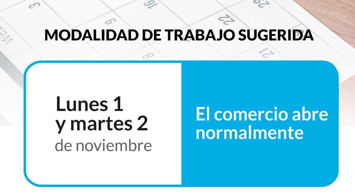Hoy y mantildeana asueto pero el comercio trabaja