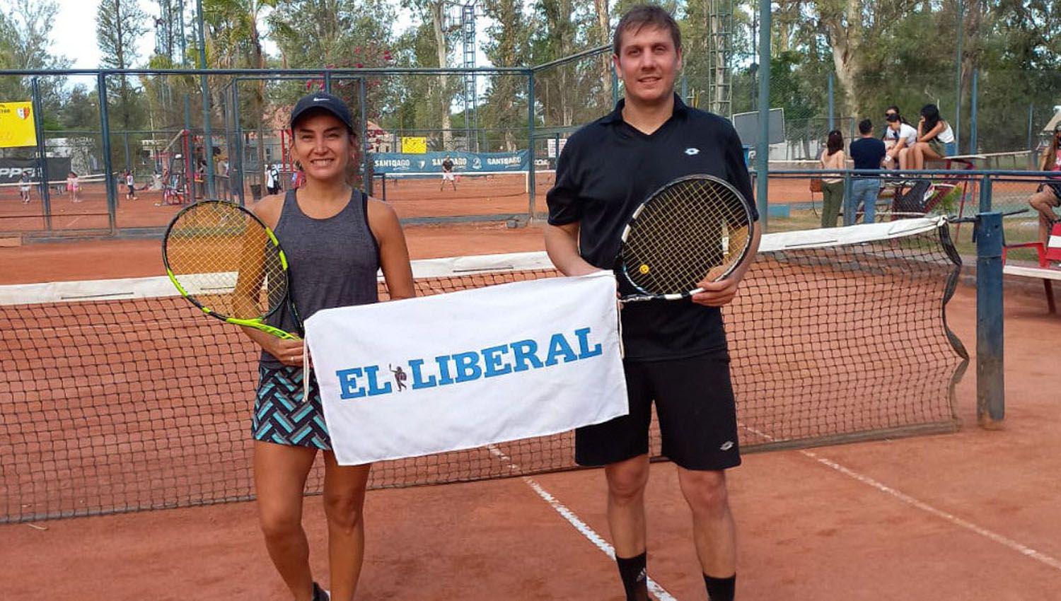 Mirna Canata y Juan Maidana se adjudicaron ayer el torneo 123� Aniversario del Diario EL LIBERAL