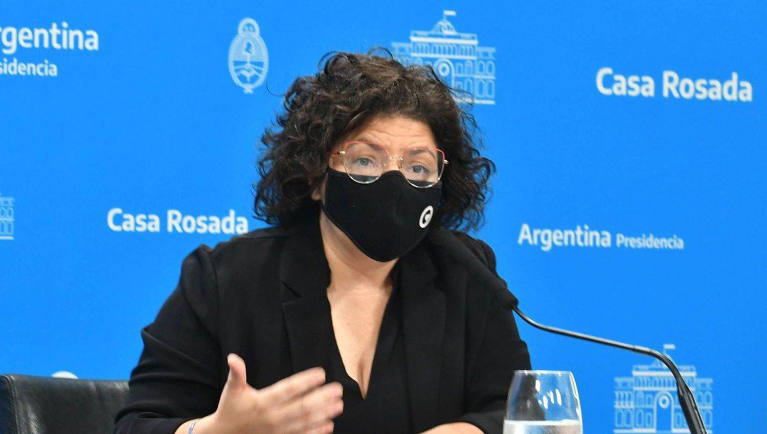 Carla Vizzotti- ldquoLa llegada de la variante Oacutemicron a la Argentina es inevitablerdquo