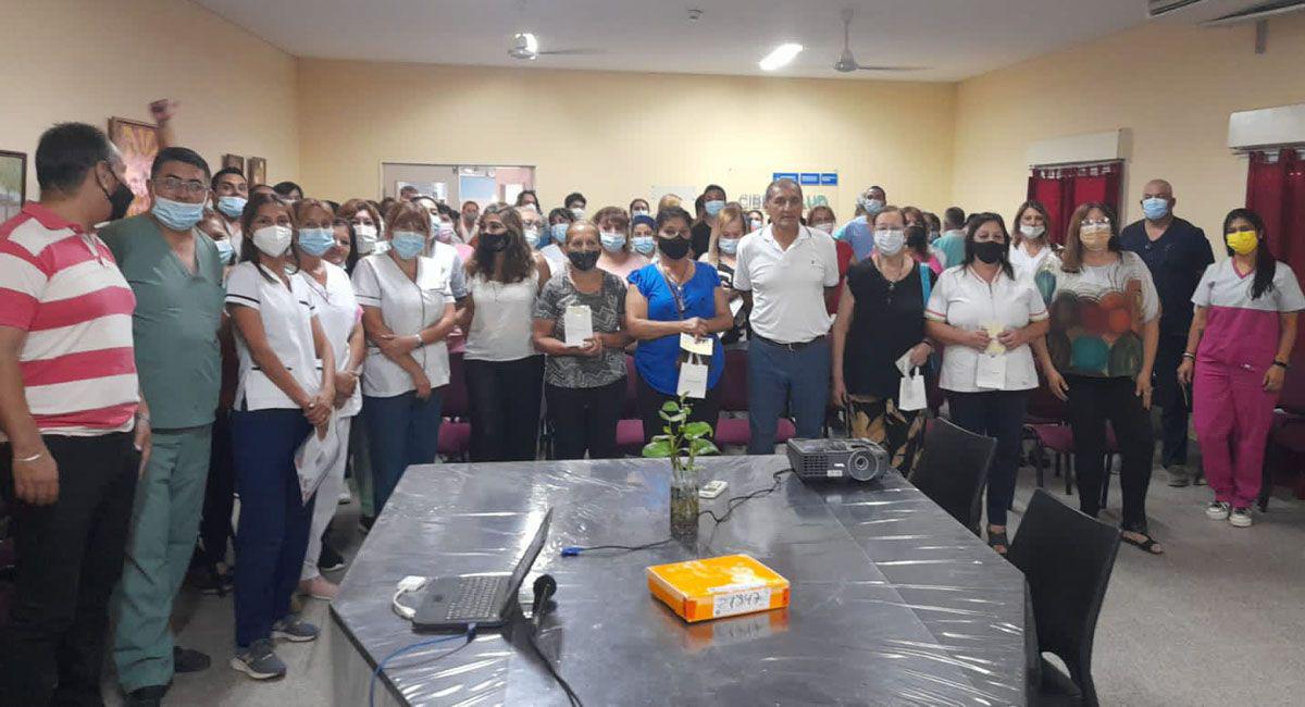 Rindieron homenaje al personal sanitario que se jubiloacute en el 2020 y 2021