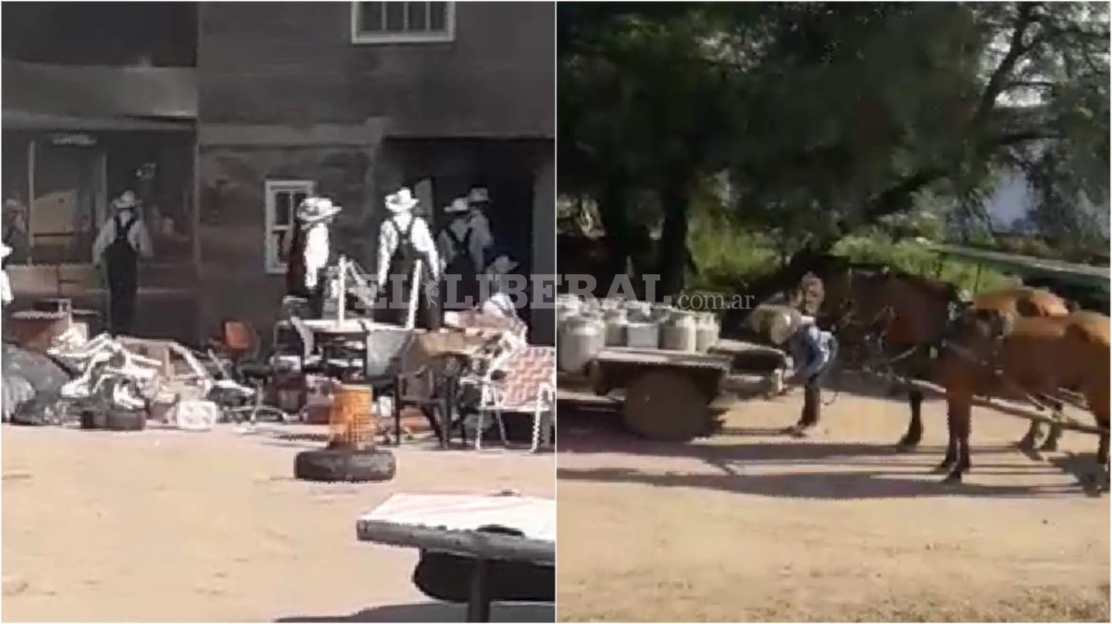 VIDEO  Asiacute se llevaban las cosas del establecimiento incendiado antes de que el fuego se descontrole