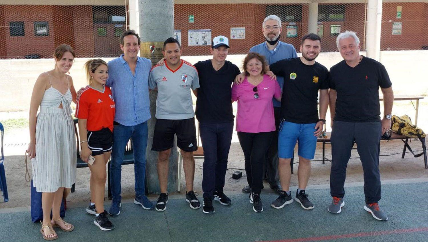Referentes de River Plate visitaron a Nocka Munayki