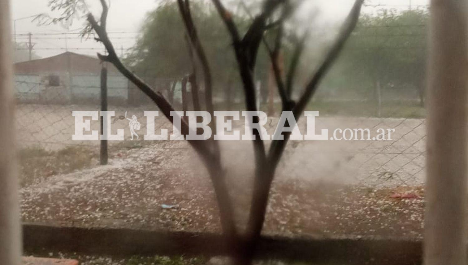 VIDEO  Colonia El Simbolar soportoacute quince minutos de lluvia y granizo