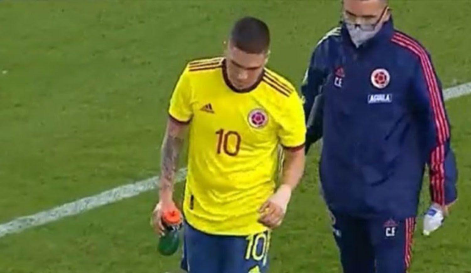 Quintero tiene una lesioacuten en la rodilla y sufre River