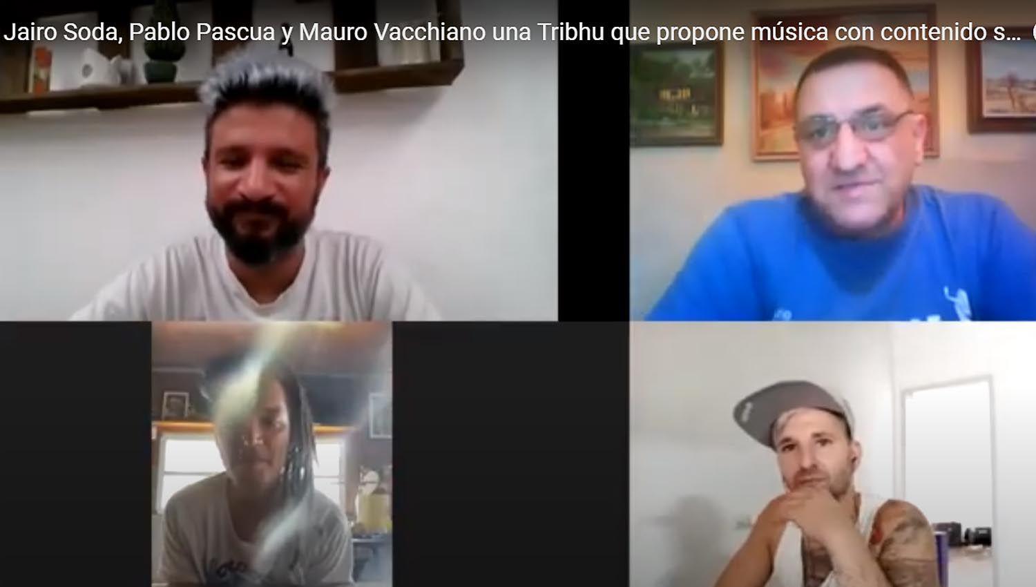 Jairo Soda Pablo Pascua y Mauro Vacchiano una Tribhu que propone muacutesica con contenido social