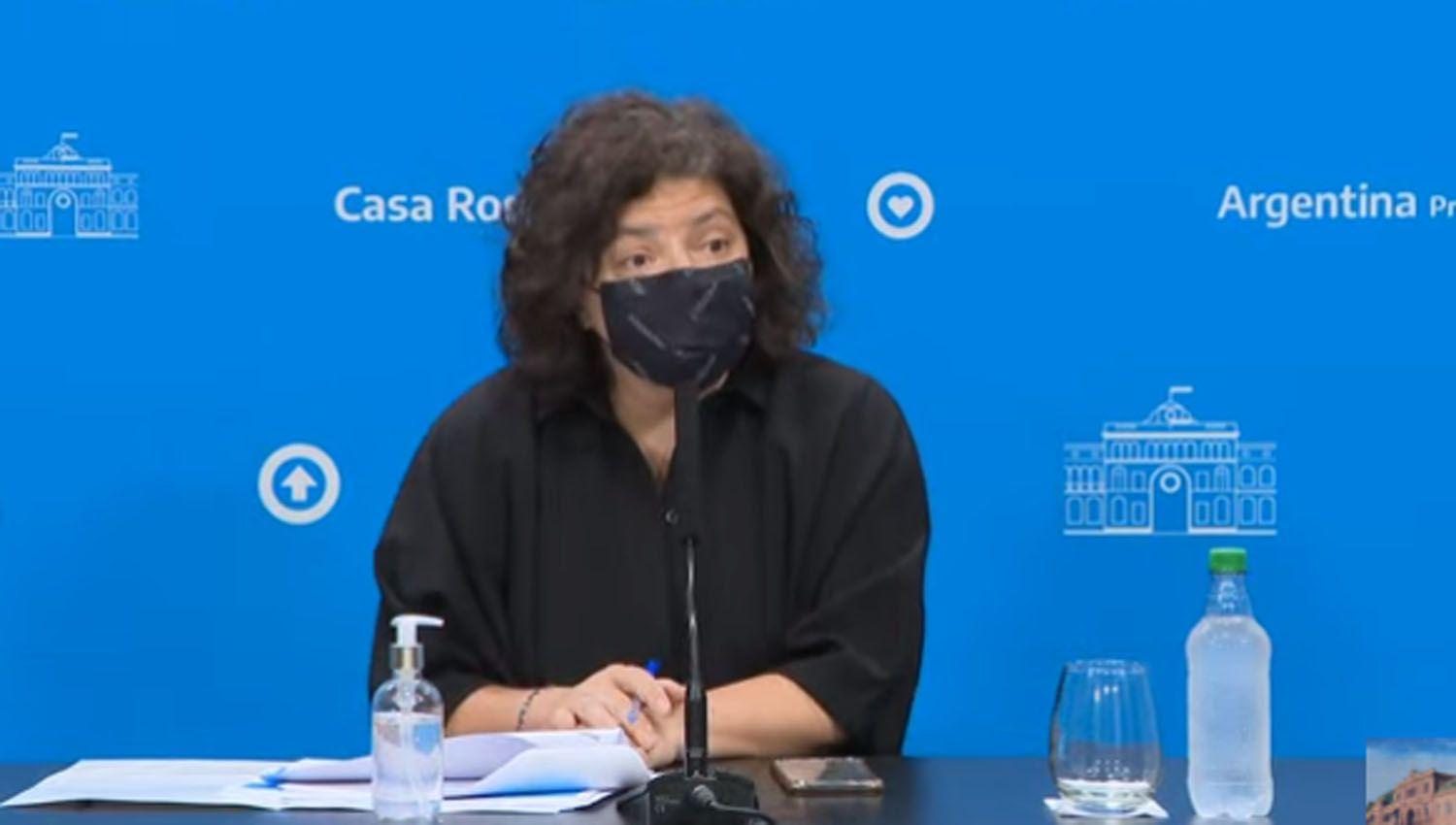 VIDEO Vizzotti recomendoacute a los recuperados de coronavirus esperar 90 diacuteas para vacunarse