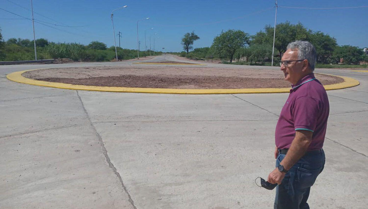 Antildeatuya ya cuenta con una moderna rotonda de acceso a la ciudad