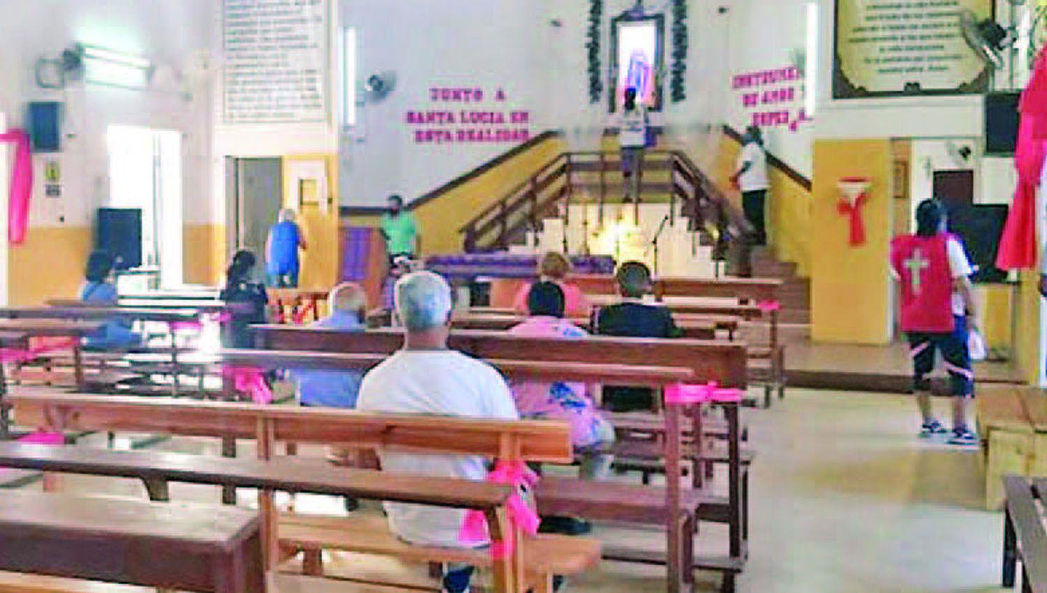 Organizan actos por la fiesta patronal en honor a Santa Aacutegueda