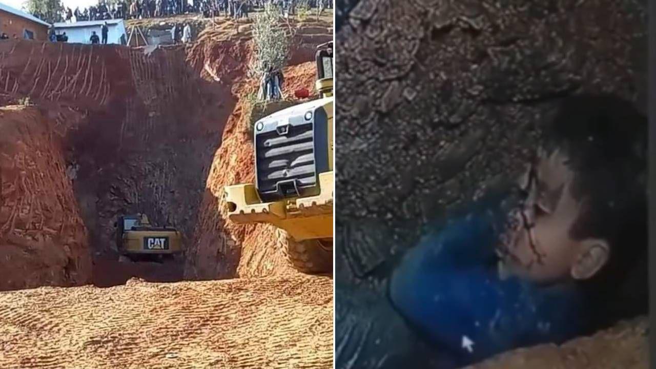 Impactantes trabajos para rescatar a un nintildeo de cinco antildeos que cayoacute en un pozo de 32 metros de profundidad