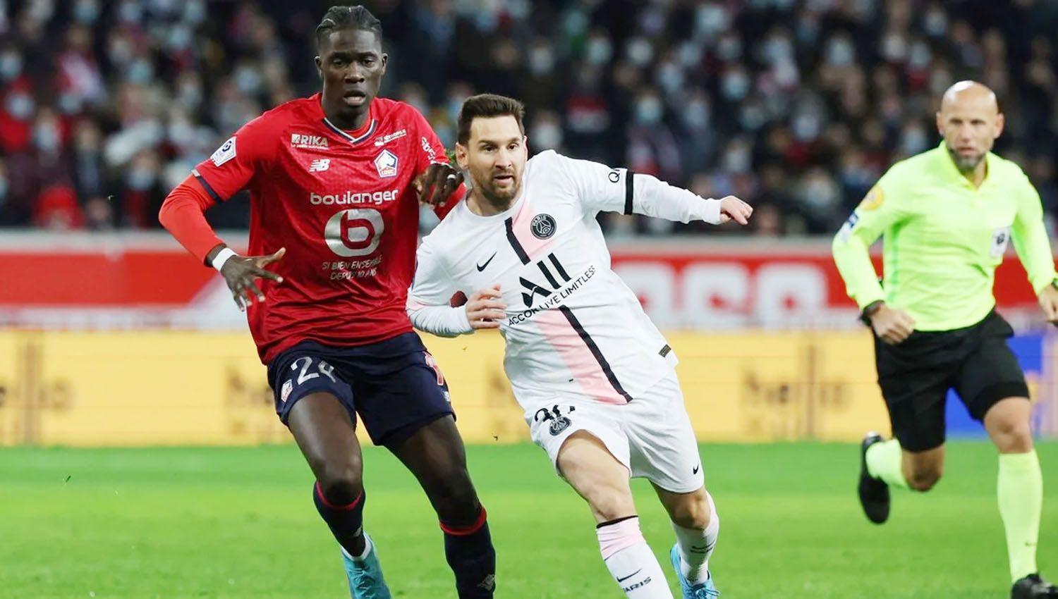 El PSG vencioacute al Lille 5-1 con golazo de Messi