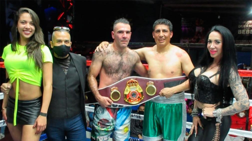 El santiaguentildeo Germaacuten ldquoLobordquo Rafael se consagroacute campeoacuten mundial semipesado de la World Boxing League