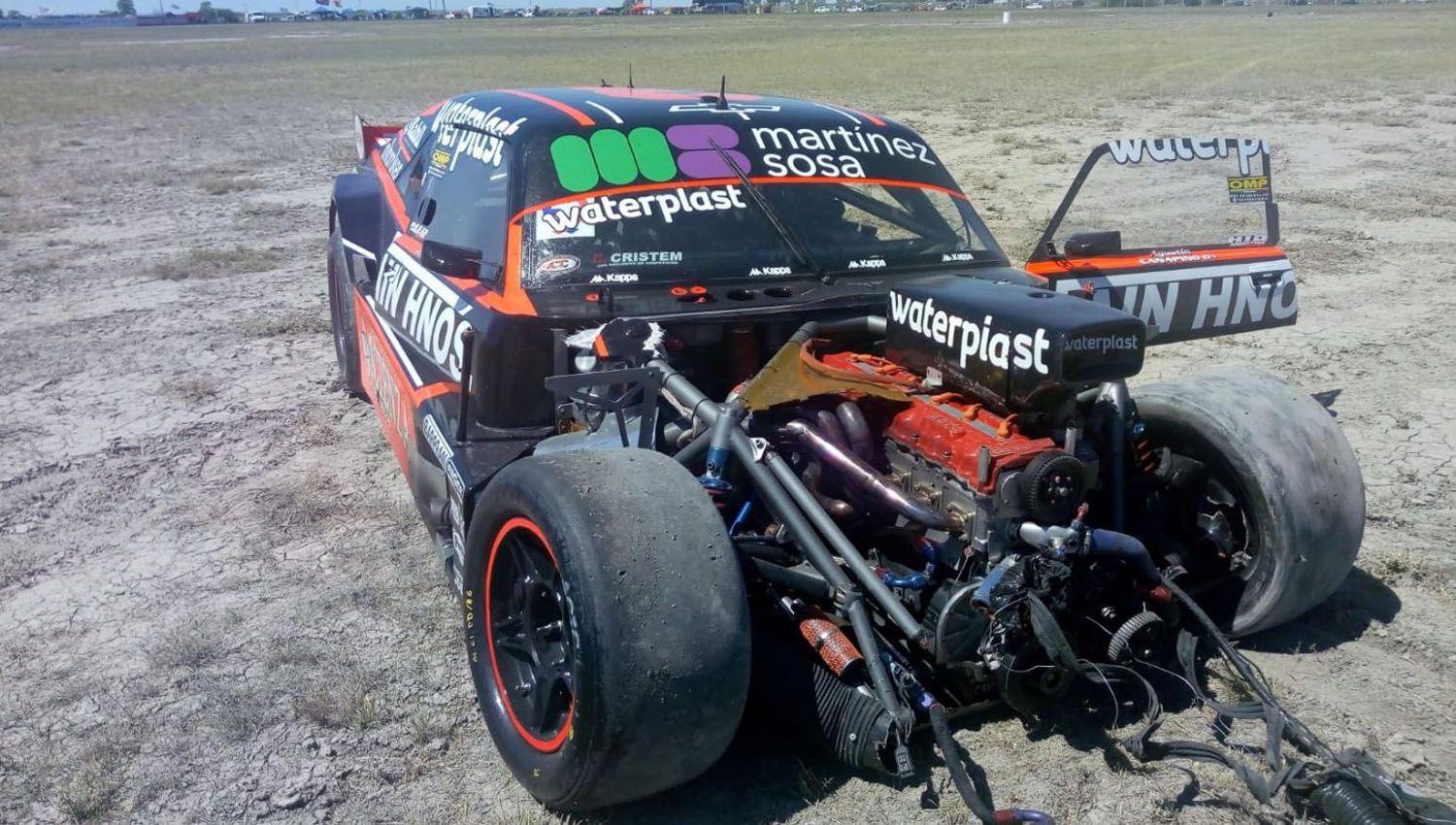 VIDEO Violento accidente de Agustiacuten Canapino en el Turismo Carretera
