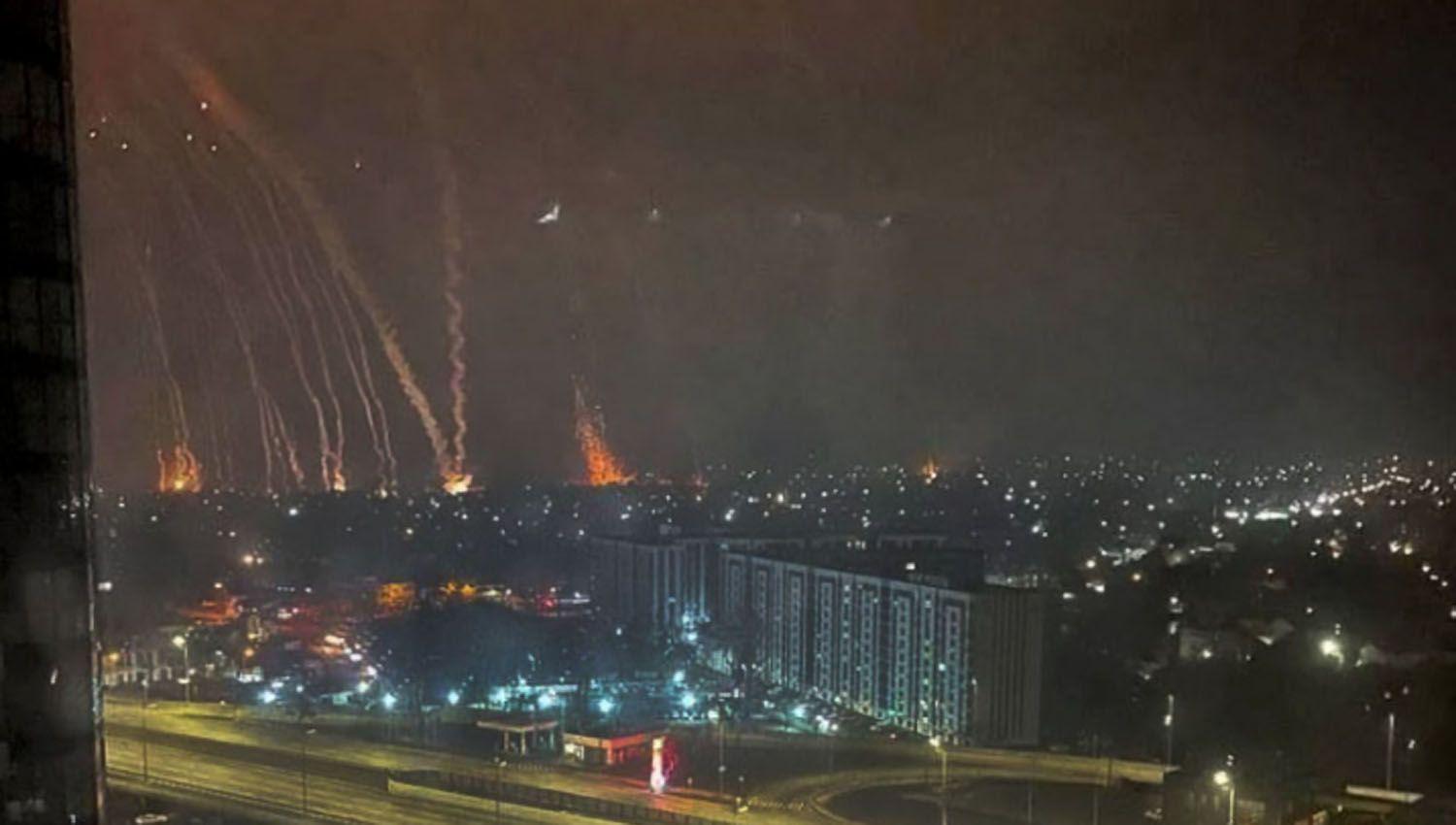 Invasioacuten a Ucrania- Rusia intensificoacute los bombardeos sobre Kiev