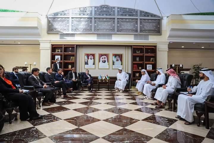 Zamora y funcionarios del Norte Grande se reunieron con fondos de inversioacuten de Emiratos Aacuterabes Unidos