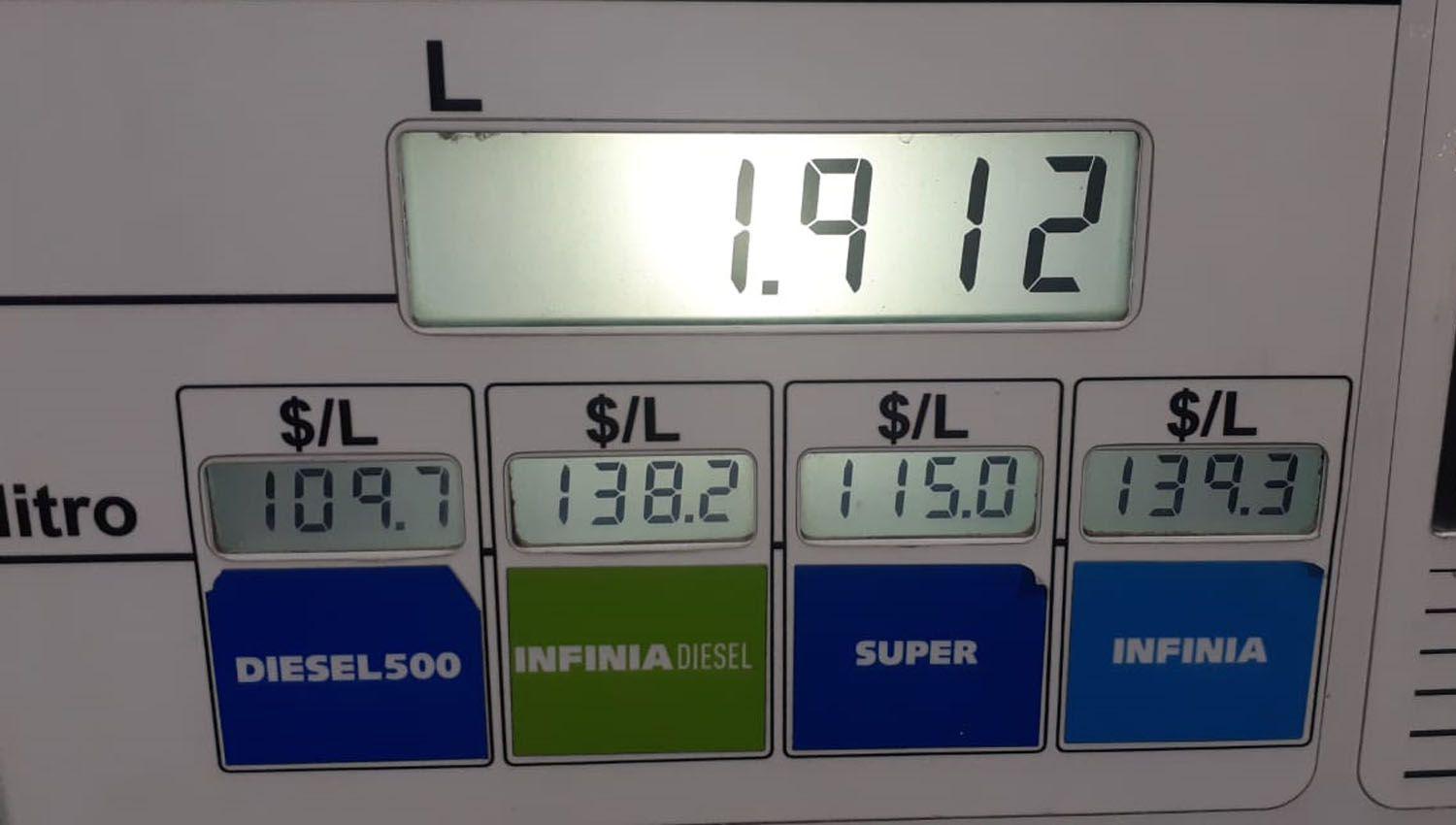 Los nuevos costos de los combustibles para llenar el tanque tras el aumento