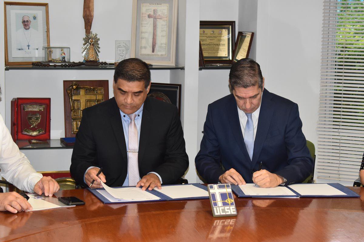 La UCSE y la policiacutea local acordaron la creacioacuten de la Licenciataria de Gestioacuten de la Seguridad