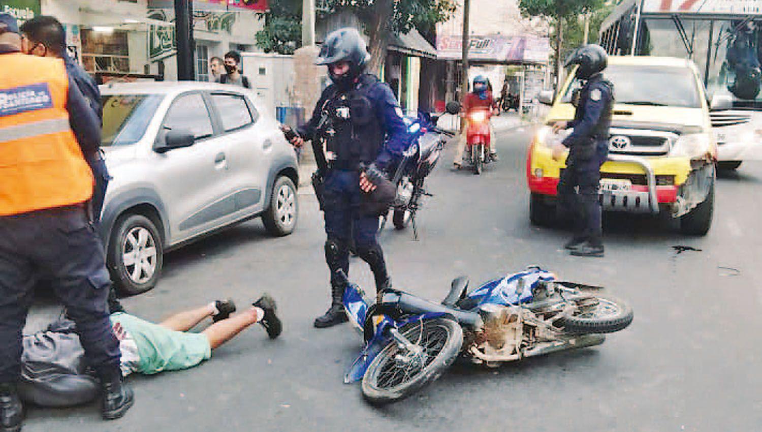 ldquoSeacute doacutende vives con tu familiardquo amenazoacute el motochorro a meacutedica