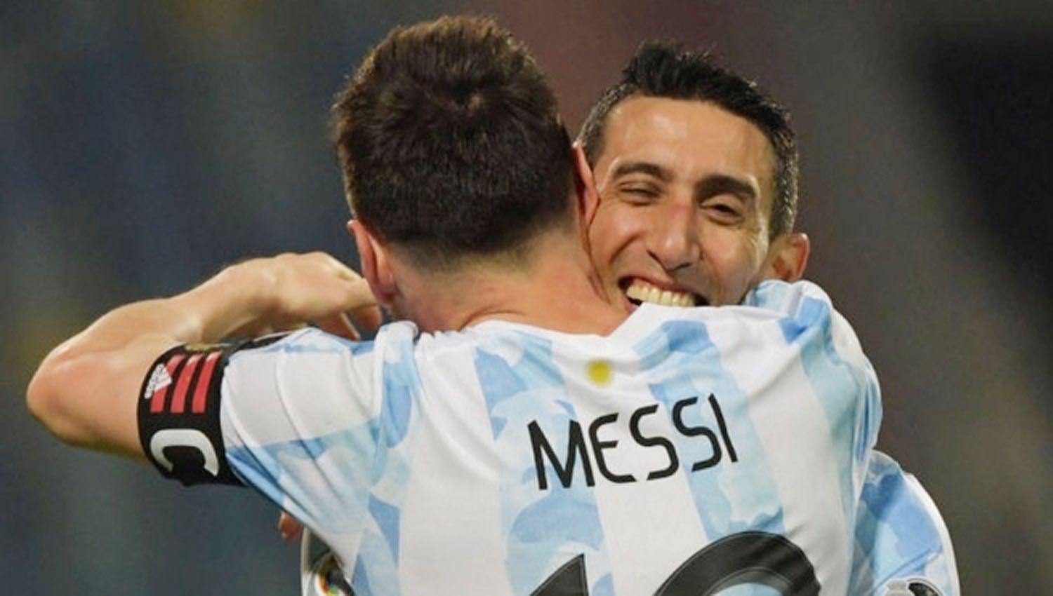 Los mensajes de Messi y Di Mariacutea tras despedirse del puacuteblico local con la Seleccioacuten Argentina