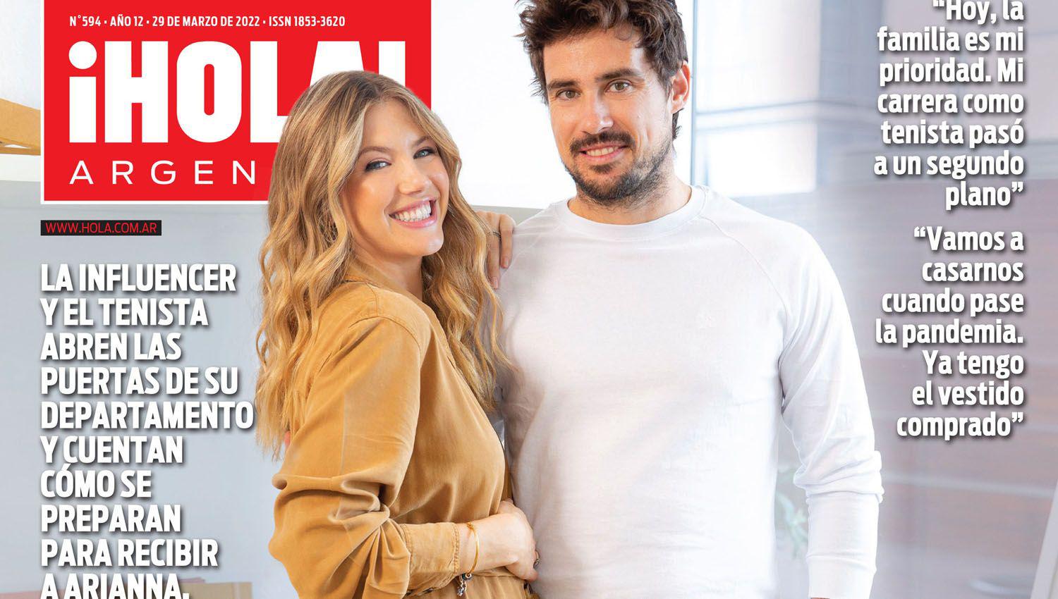 Stephanie Demner y Guido Pella a meses de ser padres en HOLA