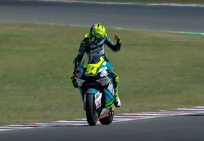 Fermiacuten  Aldeguer el maacutes veloz en Moto2