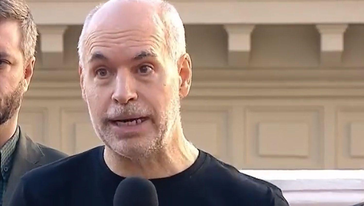 Rodriacuteguez Larreta- hay que sacarles los planes sociales a quienes corten las calles y no cumplan con la ley