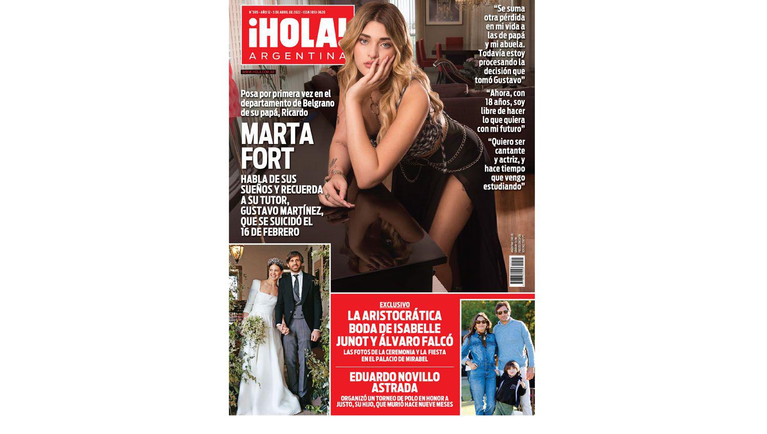 Martita Fort abre su corazoacuten en la revista iexclHOLA Argentina