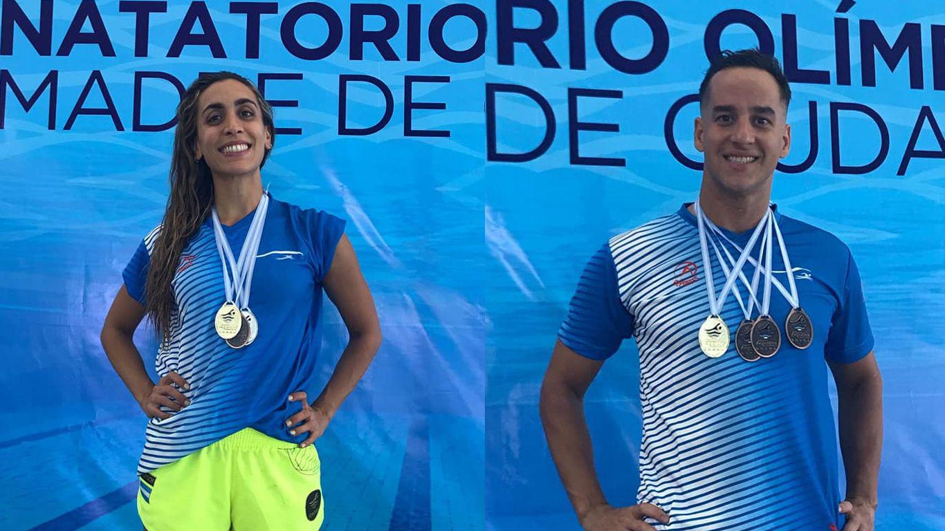Dos santiaguentildeos se llevaron el Campeonato Argentino de Natacioacuten Masters