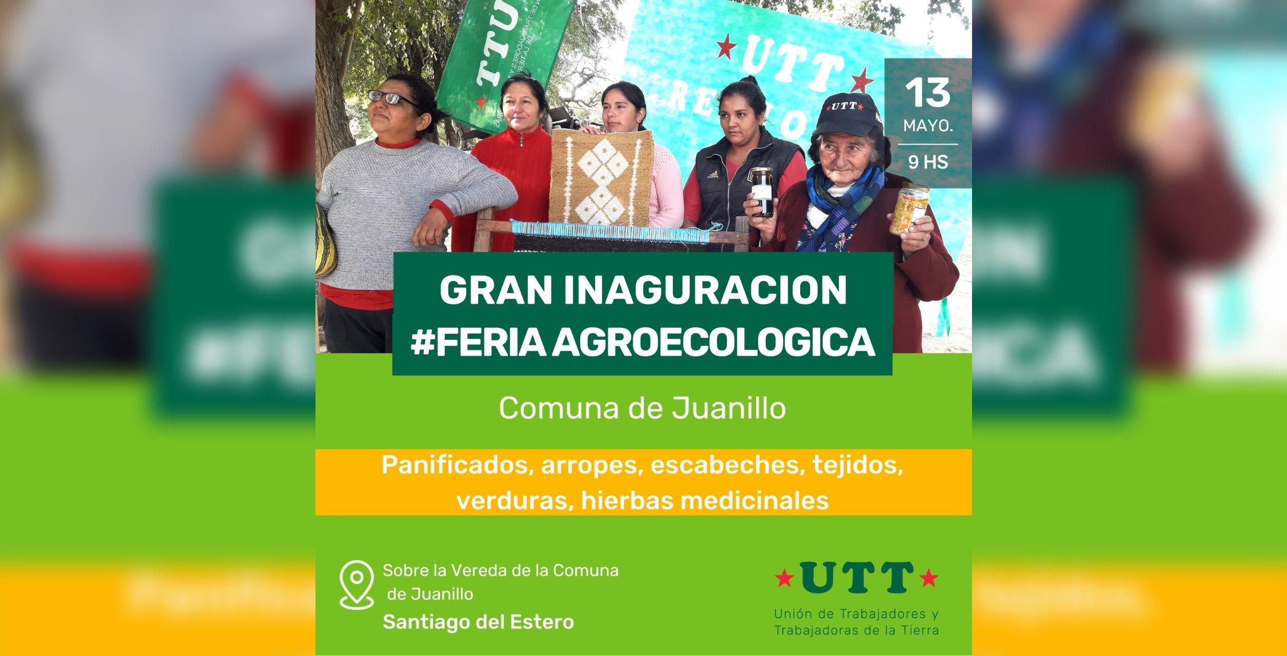 Departamento Atamisqui- inauguran la primera Feria Agroecoloacutegica en Juanillo