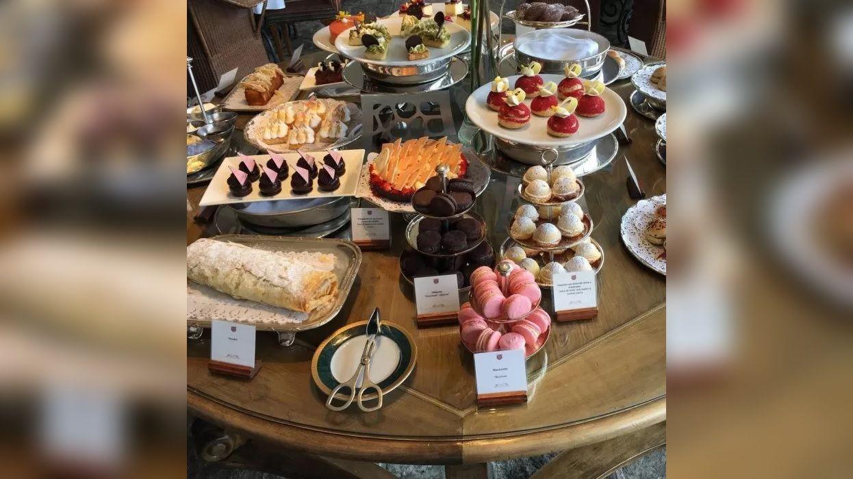 La merienda maacutes cara y lujosa del paiacutes