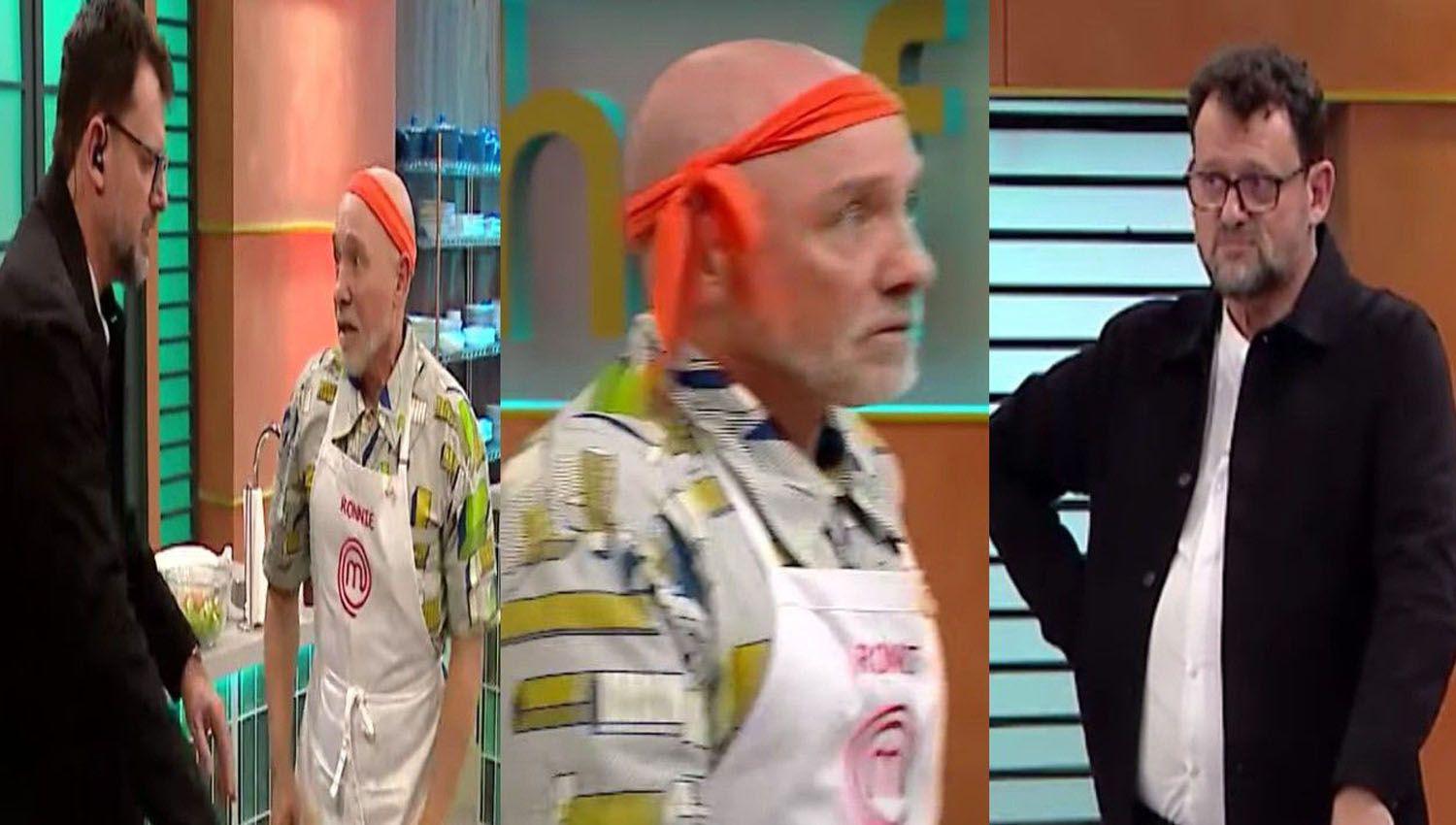 Ronnie Arias en tenso cruce con Christophe