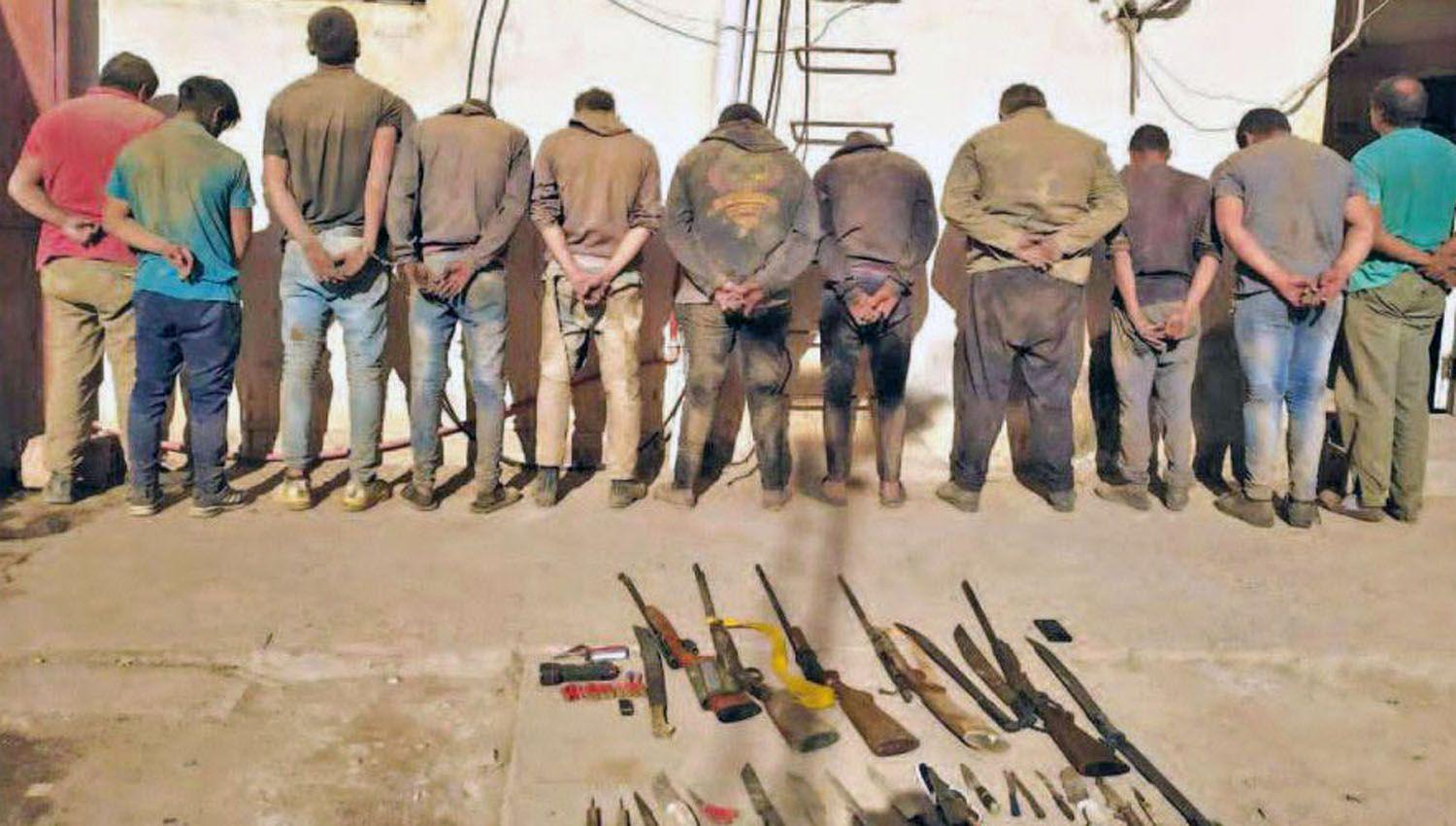 Excarcelan a 11 sujetos acusados de copar con armas campo en Copo