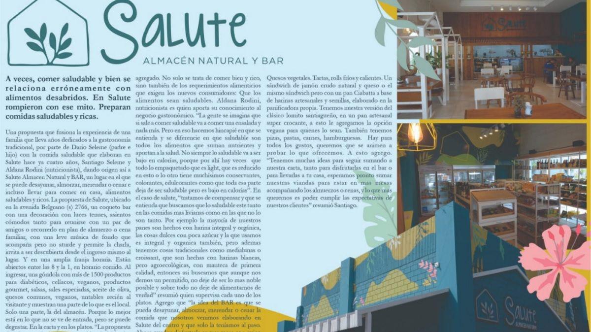 Salute almaceacuten natural y bar