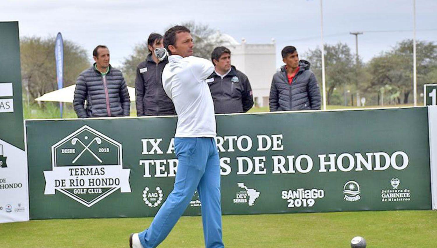 Carranza tomoacute la punta y busca repetir en el Abierto de Las Termas de Riacuteo Hondo