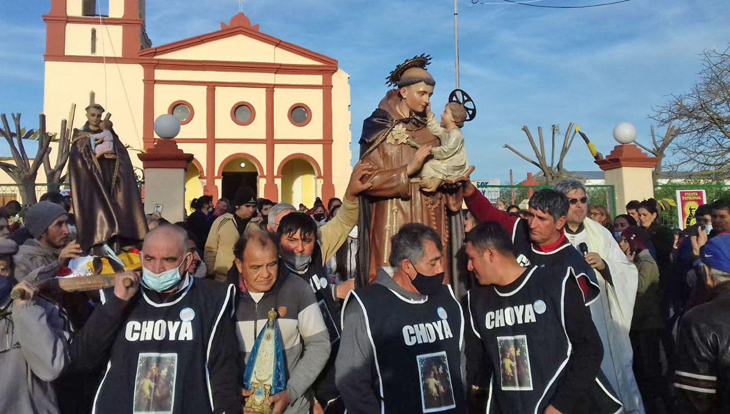 San Antonio de Padua renovoacute su amor con su pueblo choyano