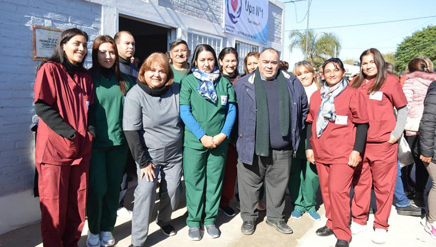 Se inauguroacute una sala de primeros auxilios en el barrio Avellaneda Norte