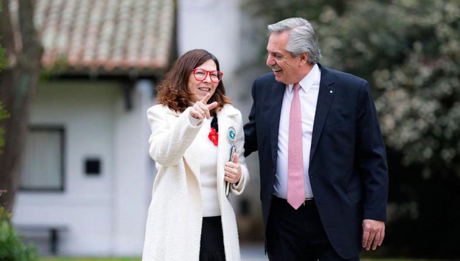 El Presidente recibioacute en Olivos a Silvina Batakis