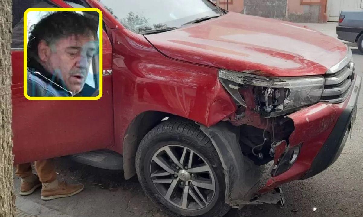 VIDEO  Ricardo Iorio chocoacute en su camioneta- estaba alcoholizado y bajo el efecto de estupefacientes