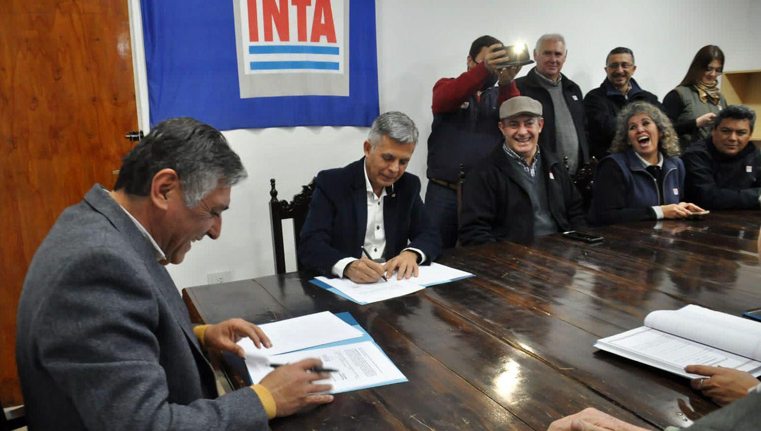 El municipio renovoacute el convenio de trabajo conjunto con el Inta