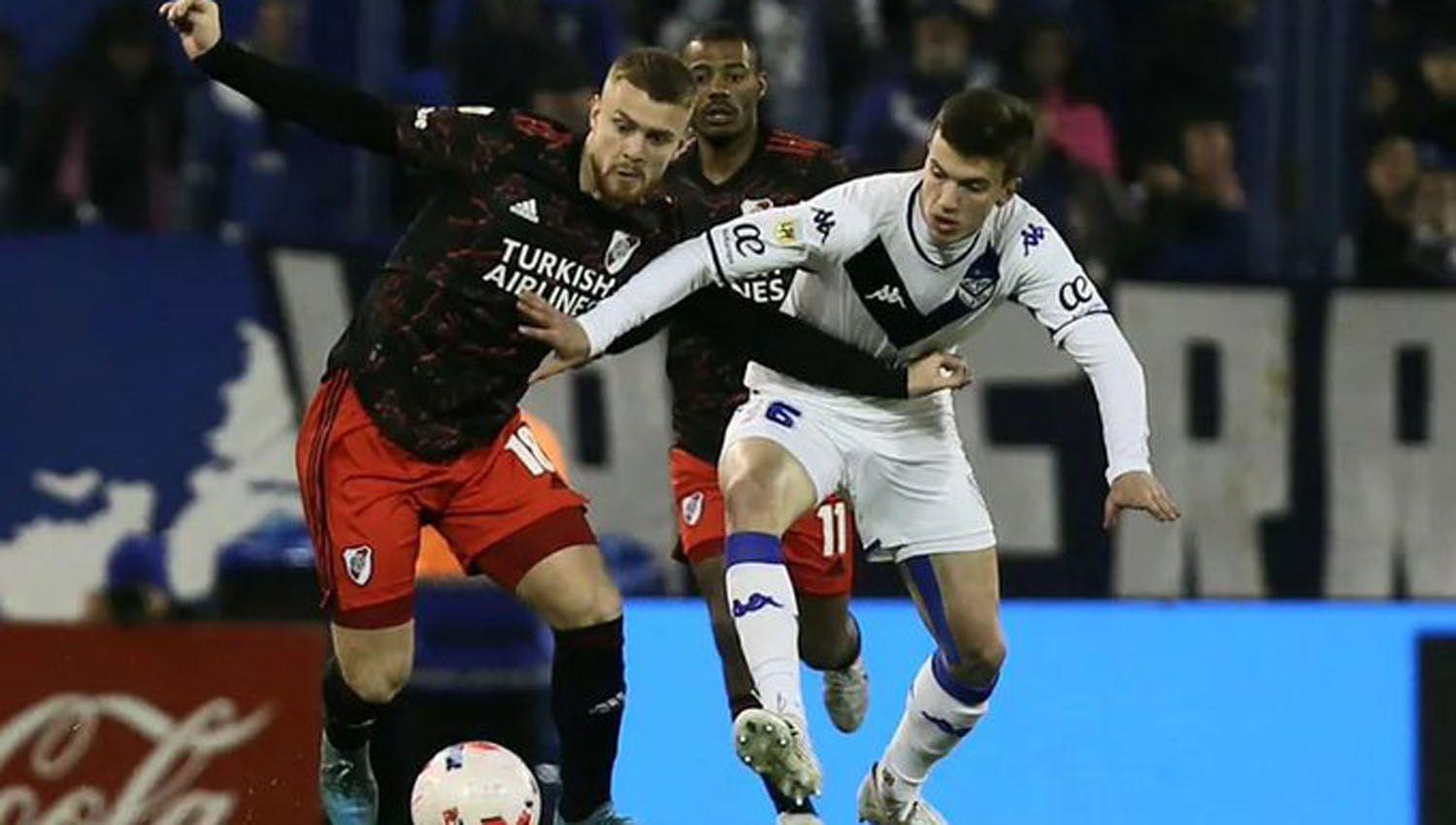 River no lo cerroacute y Veacutelez lo empatoacute sobre el final