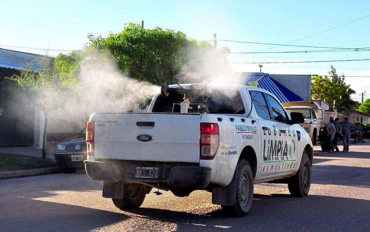 La comuna sigue con las tareas de fumigacioacuten en los barrios de La Banda