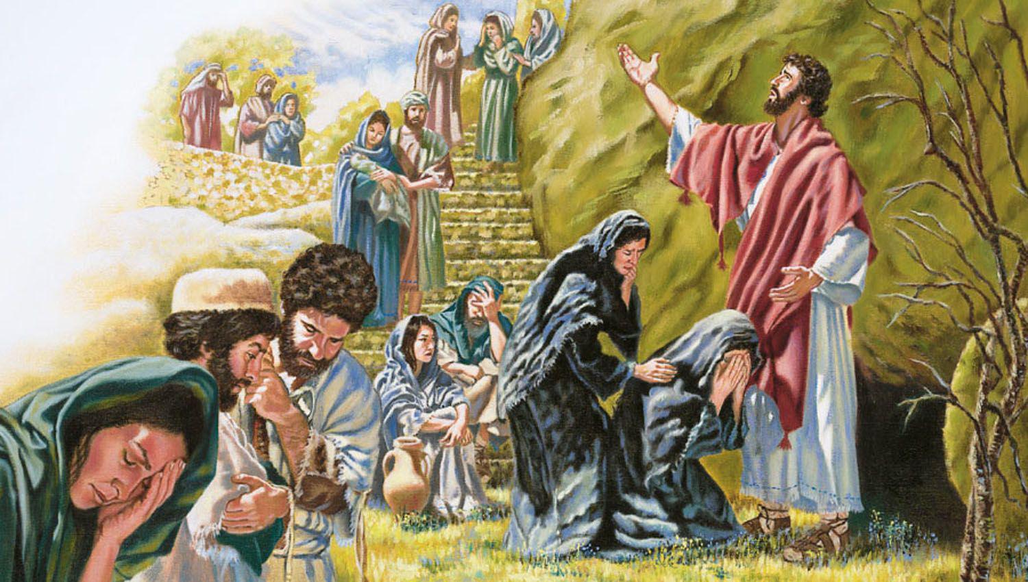 Jesuacutes nos ensentildea a orar