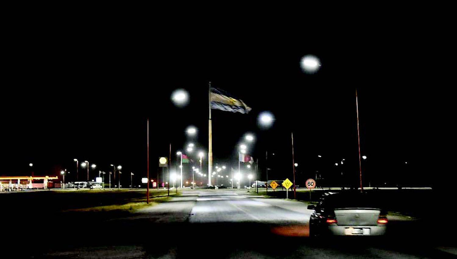 El municipio de Friacuteas destacoacute el sistema de iluminacioacuten en accesos