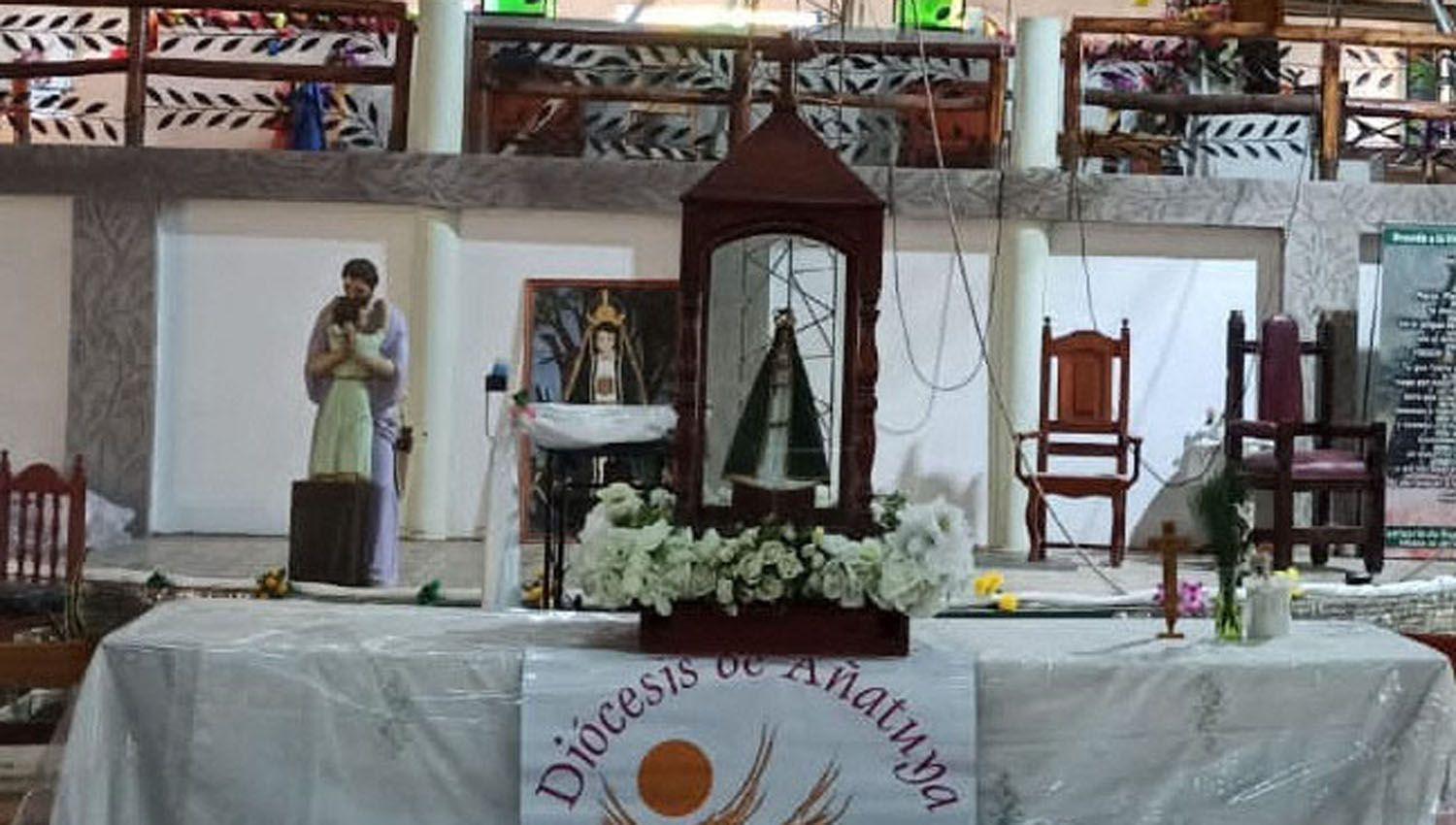 Comenzoacute el rezo de la novena en honor a la Virgen de Huachana