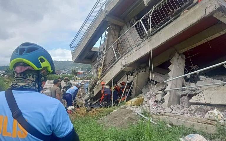 Horror en Filipinas- un terremoto dejoacute al menos cinco muertos
