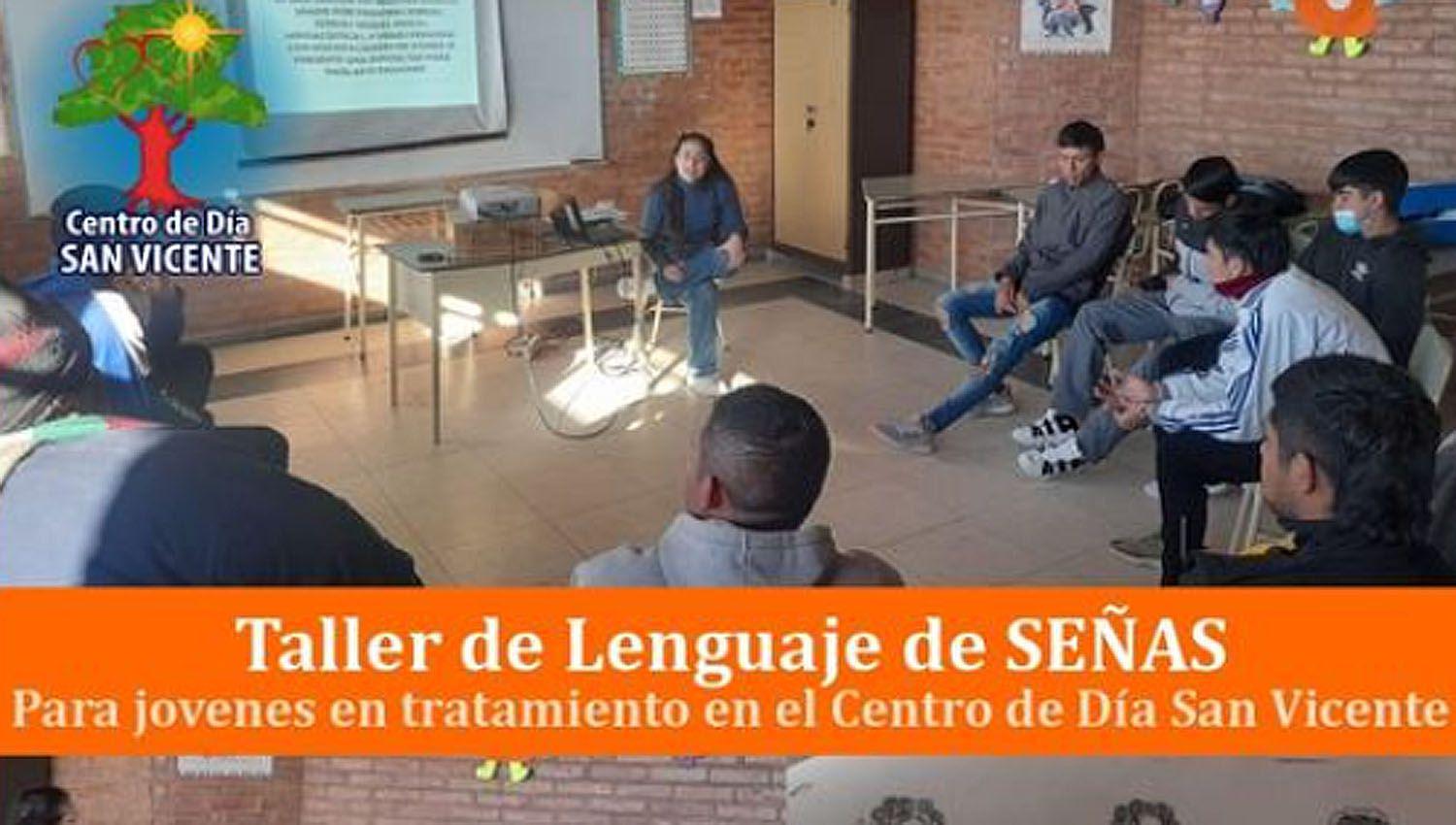 Ofrecen un taller de Lengua de Sentildeas para joacutevenes en el Centro San Vicente