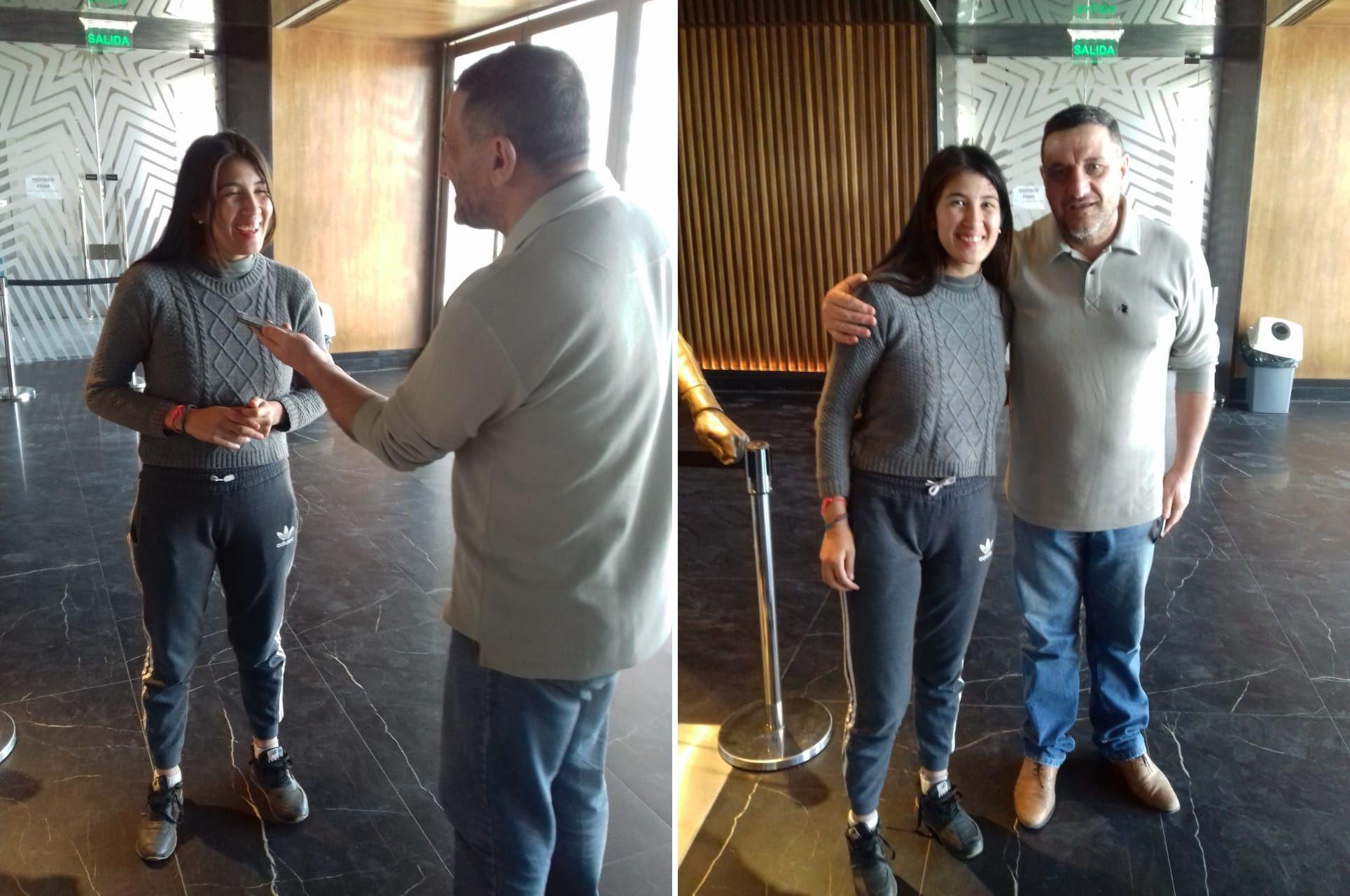 Sele Vera antes de cantar en Huachana pasoacute por el Estadio Uacutenico y habloacute en exclusiva con EL LIBERAL